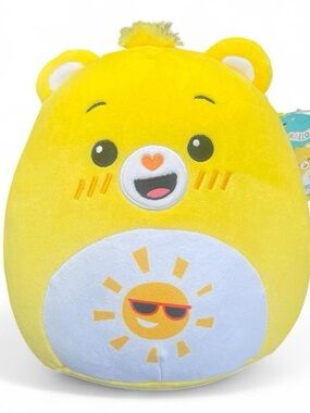 Squishmallow Care Bears Funshine Bear 8” Stuffed Plush